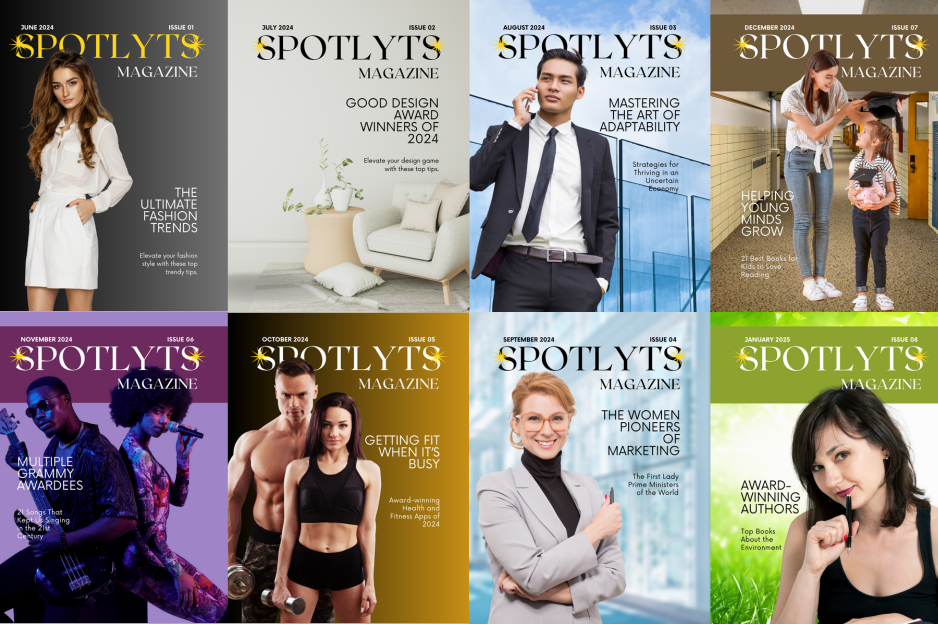 Spotlyts magazine page