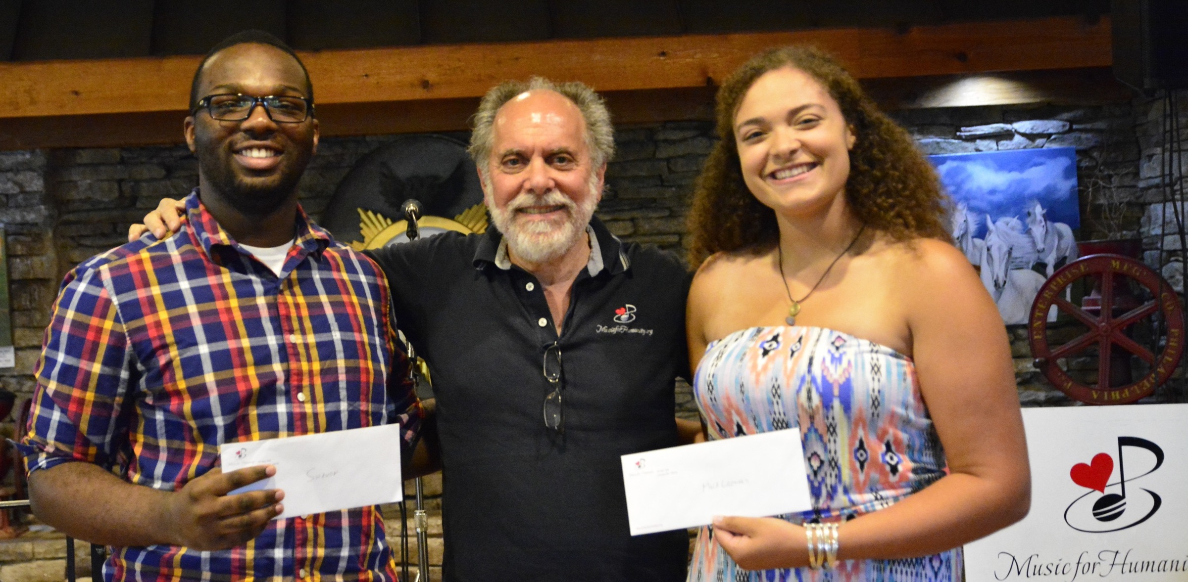 2017 Scholarship Presentation to Shavon Lloyd (Grand Scholarship) and Mika Leonard - Barry Adelman