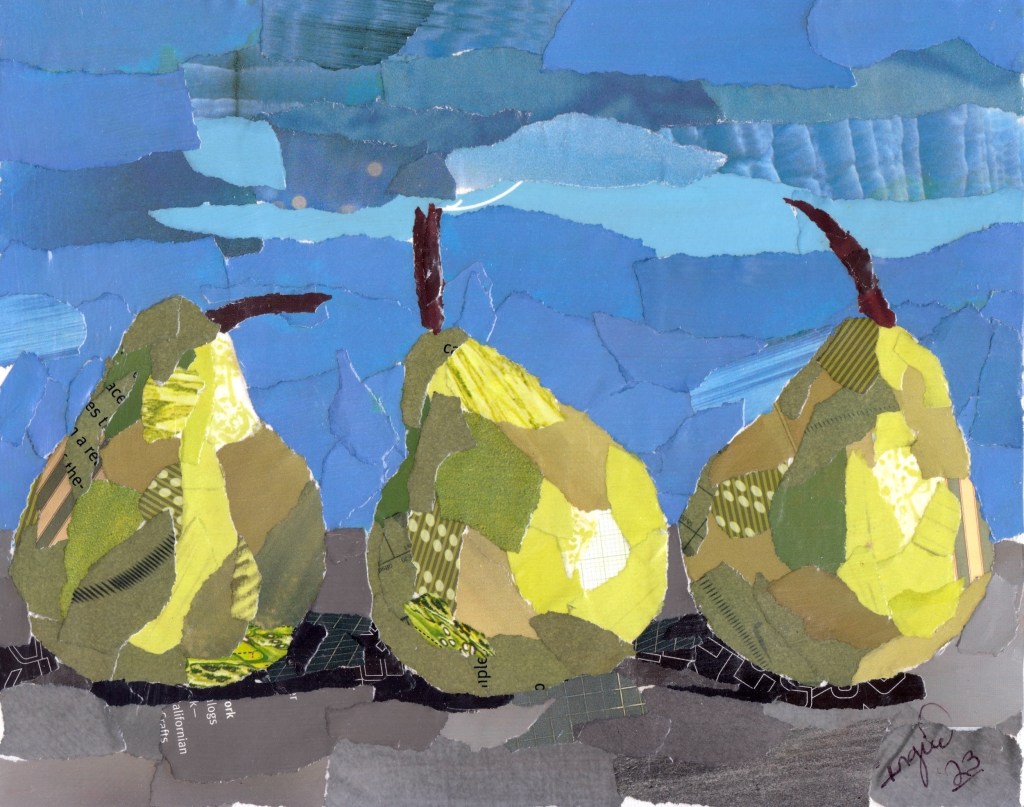 3 green pears - Ingrid Spangler