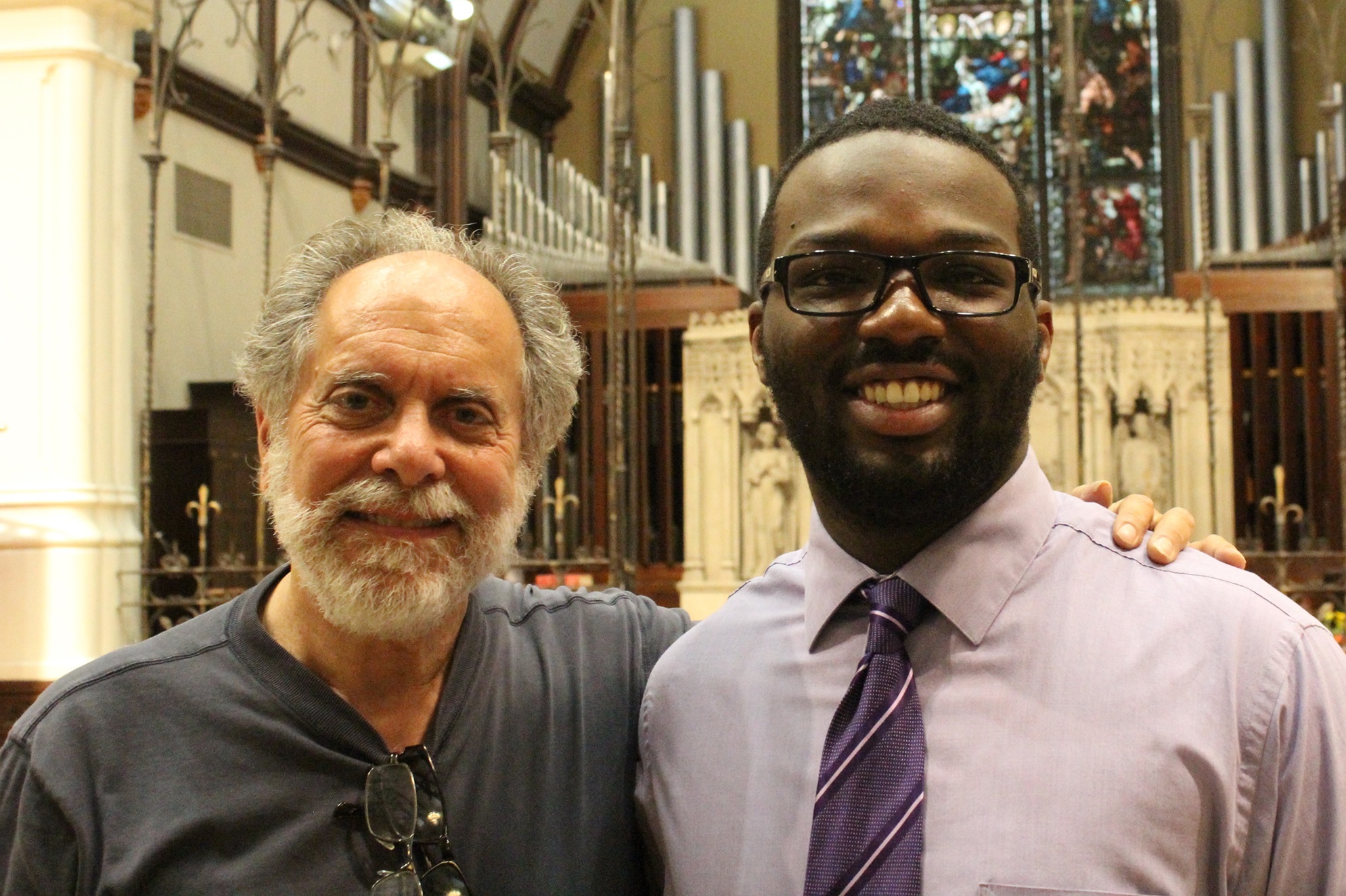 Barry & Shavon in Washington DC 2018 for 18th Street Choir to Perform So Breaks the Sun - Barry Adelman