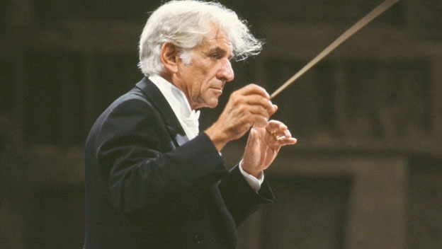 Leonard Bernstein conducting